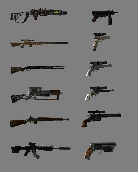 fallout 3 weapons list|fallout 3 hidden weapons.